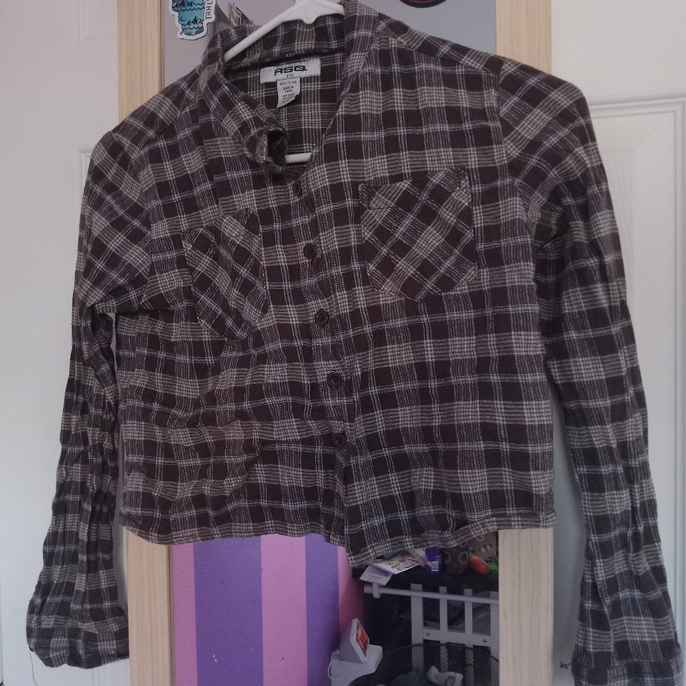 Cropped flannel